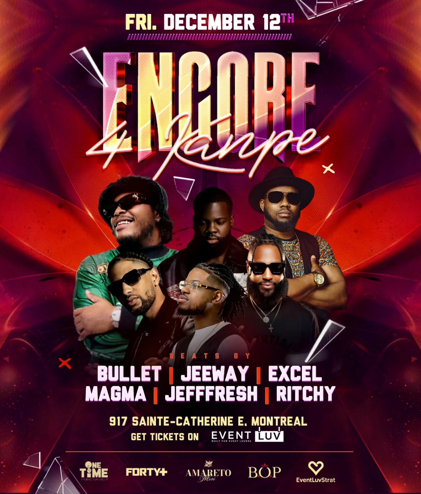 ENCORE 4 KANPE — After Party Joé Dwèt Filé Montreal Dec 12