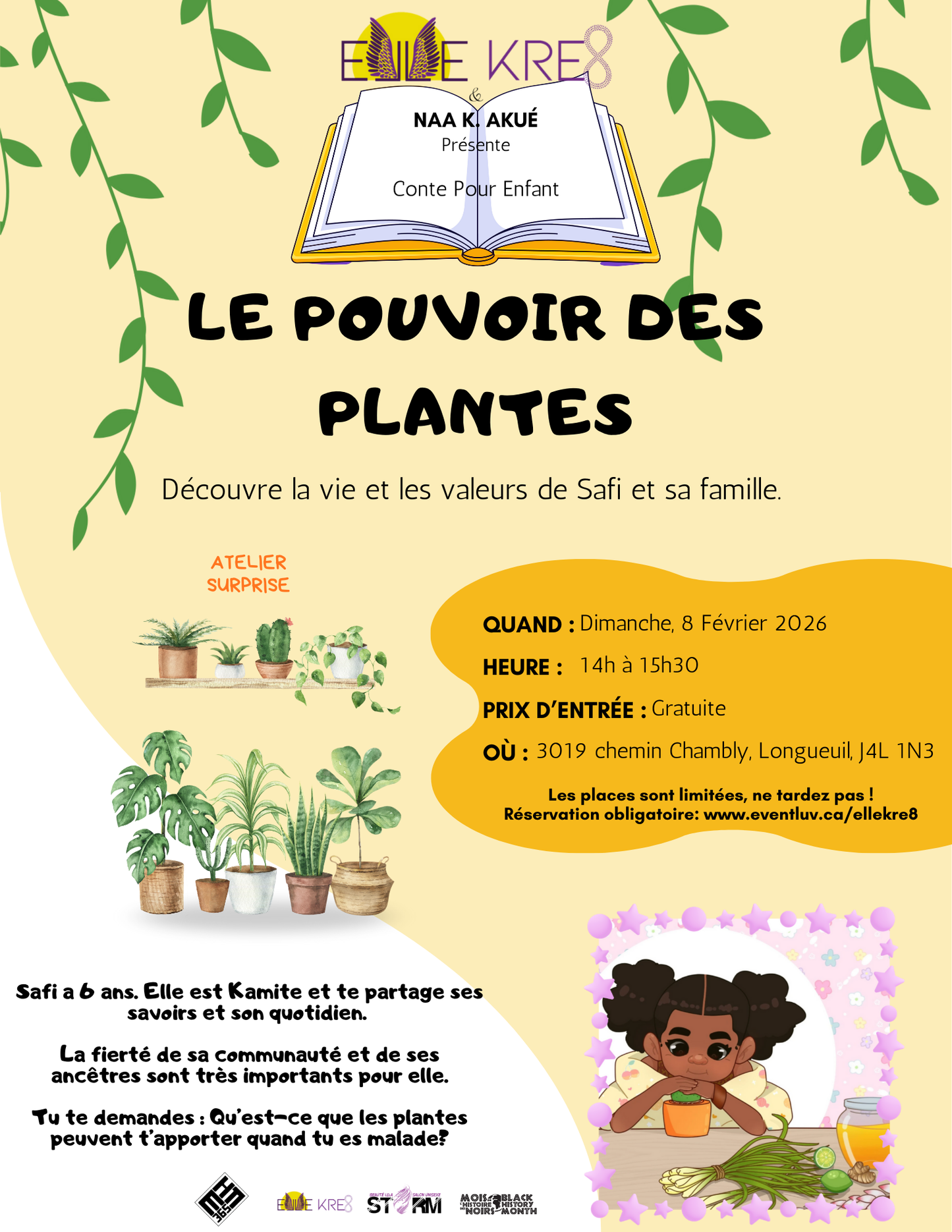 Conte pour enfants: Le pouvoir des plantes et Maman pourquoi?