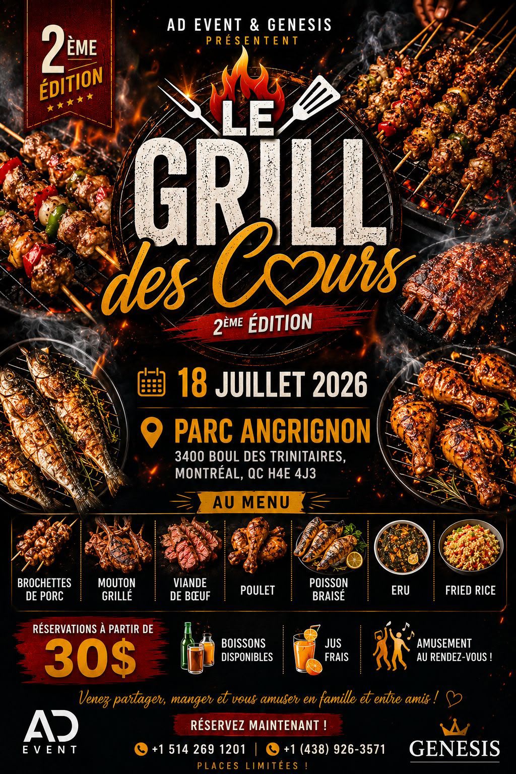 🔥 LE GRILL DES CŒURS – 2e ÉDITION 🔥